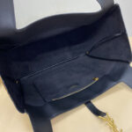 Saint Laurent Le 5 A 7 Bea In Pony Hair Leather Coffee